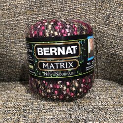  Ball Bernat Matrix New / Nouveau. Color 02412  Password Pink 