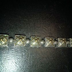 Vassil Sterling 14k Bracelet 
