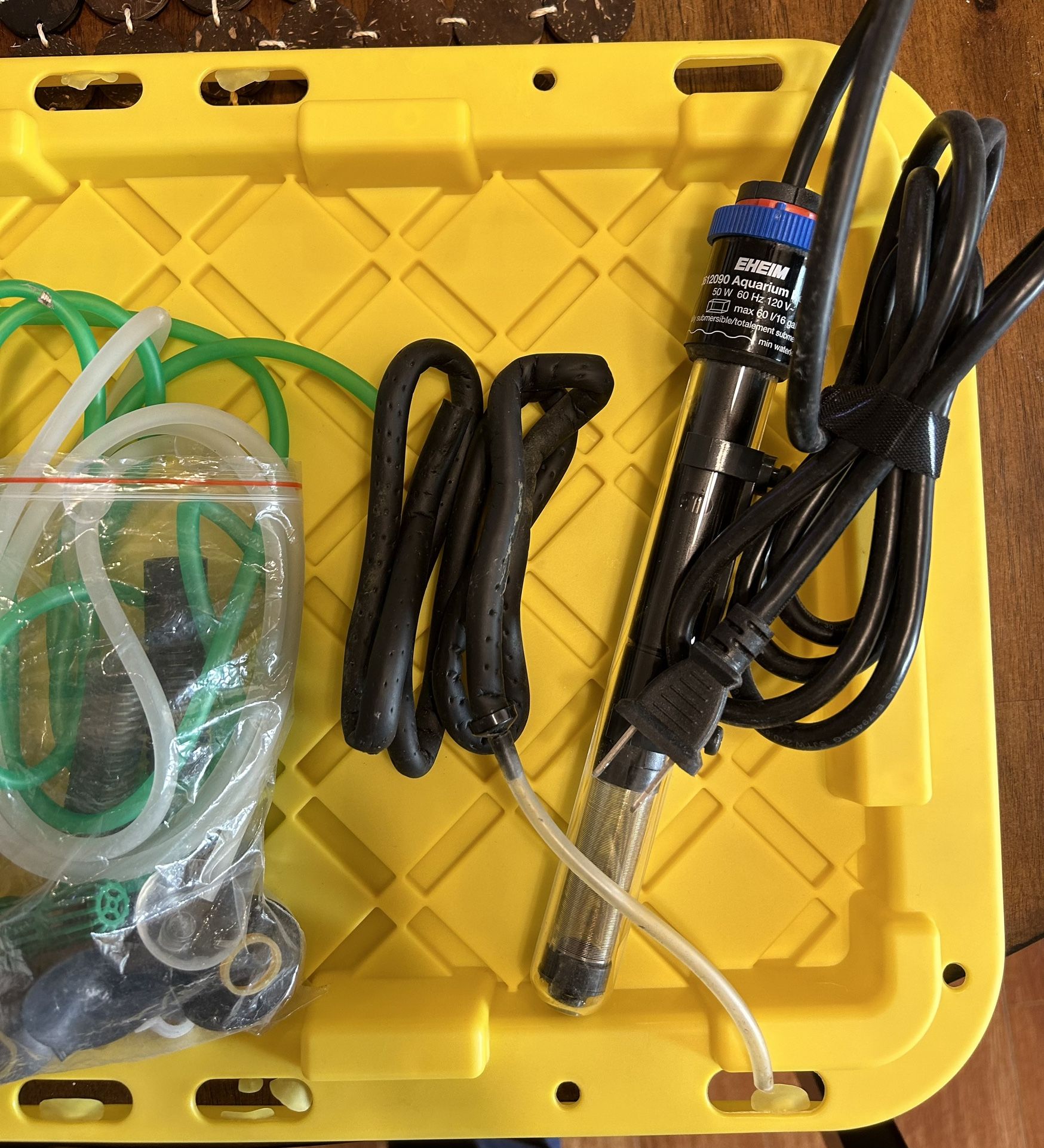 Aquarium Equipment - Heater and Air Pump