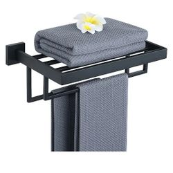 Black Towel Holder 