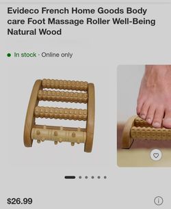 Wood Foot Massager Roller