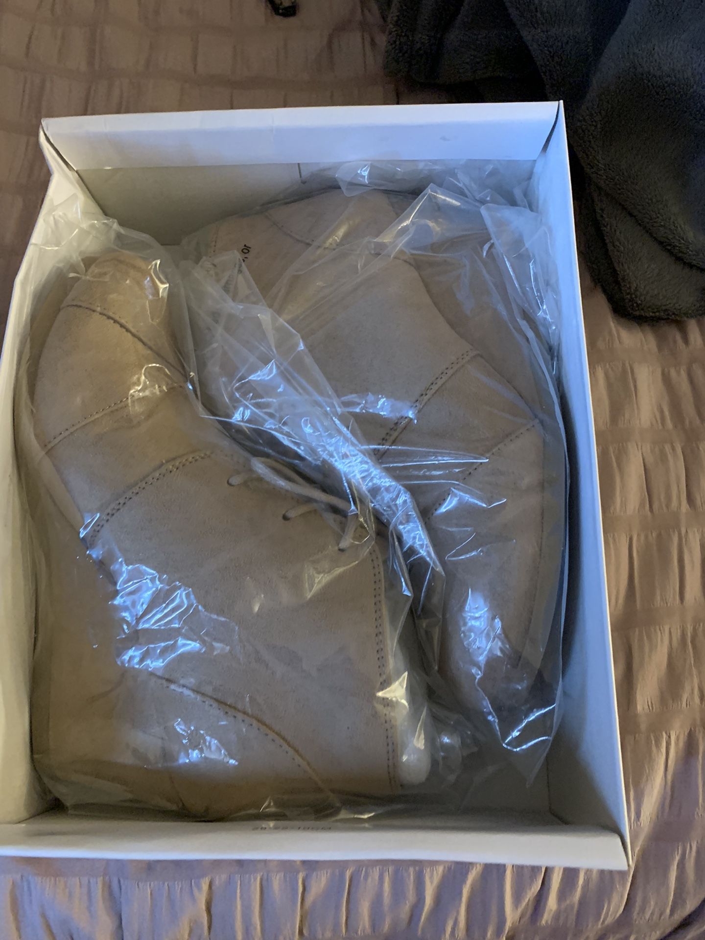 Brand New Beige Wedges Size 8