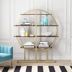 Brass Round Shelf