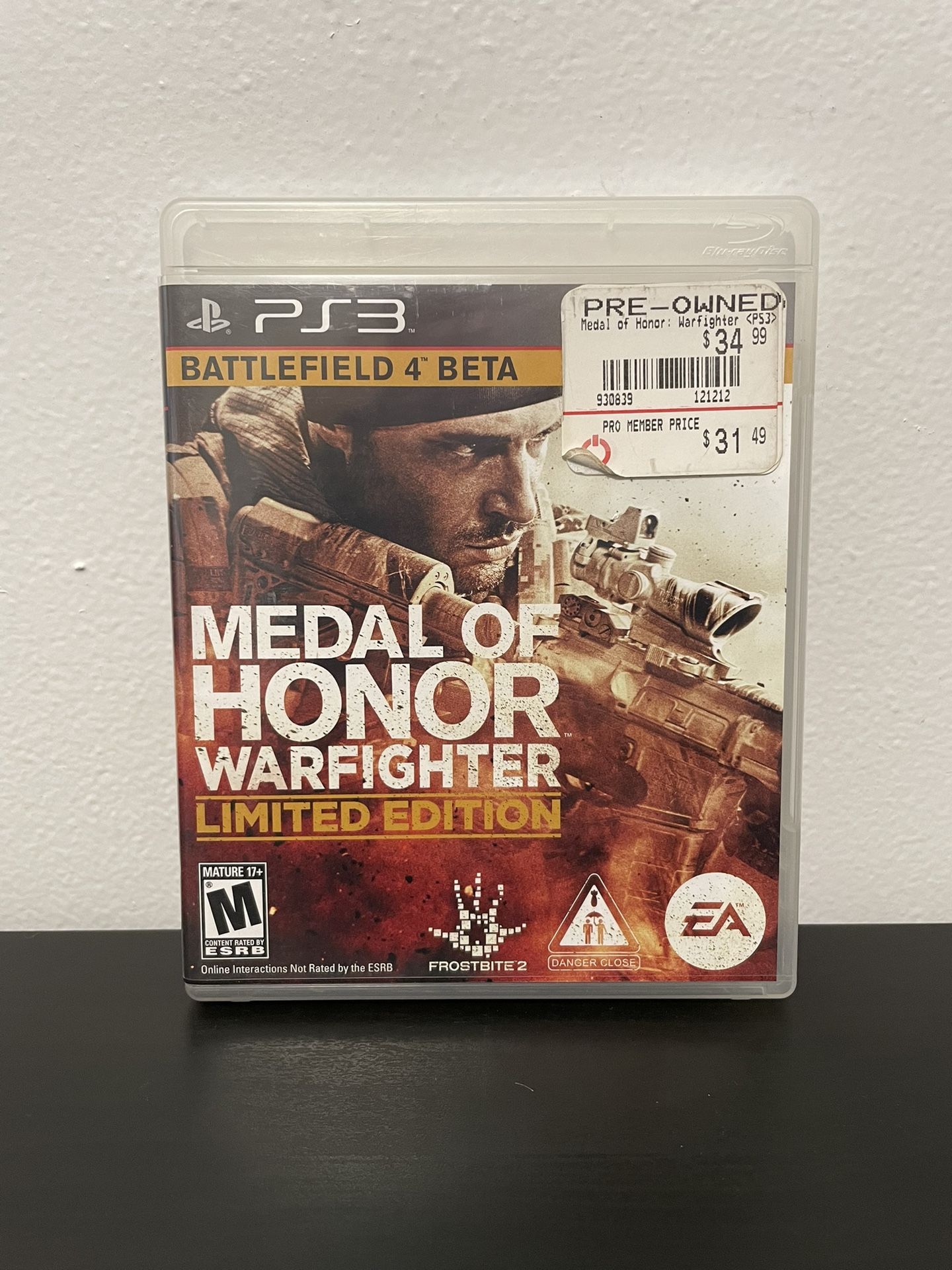Medal of Honor Warfighter Limited Edition PS3 Like New CIB PlayStation 3 Game