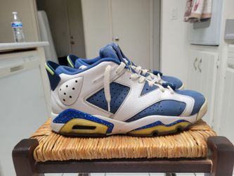 5 used pairs, size 10, jordan 6, lebron, nike