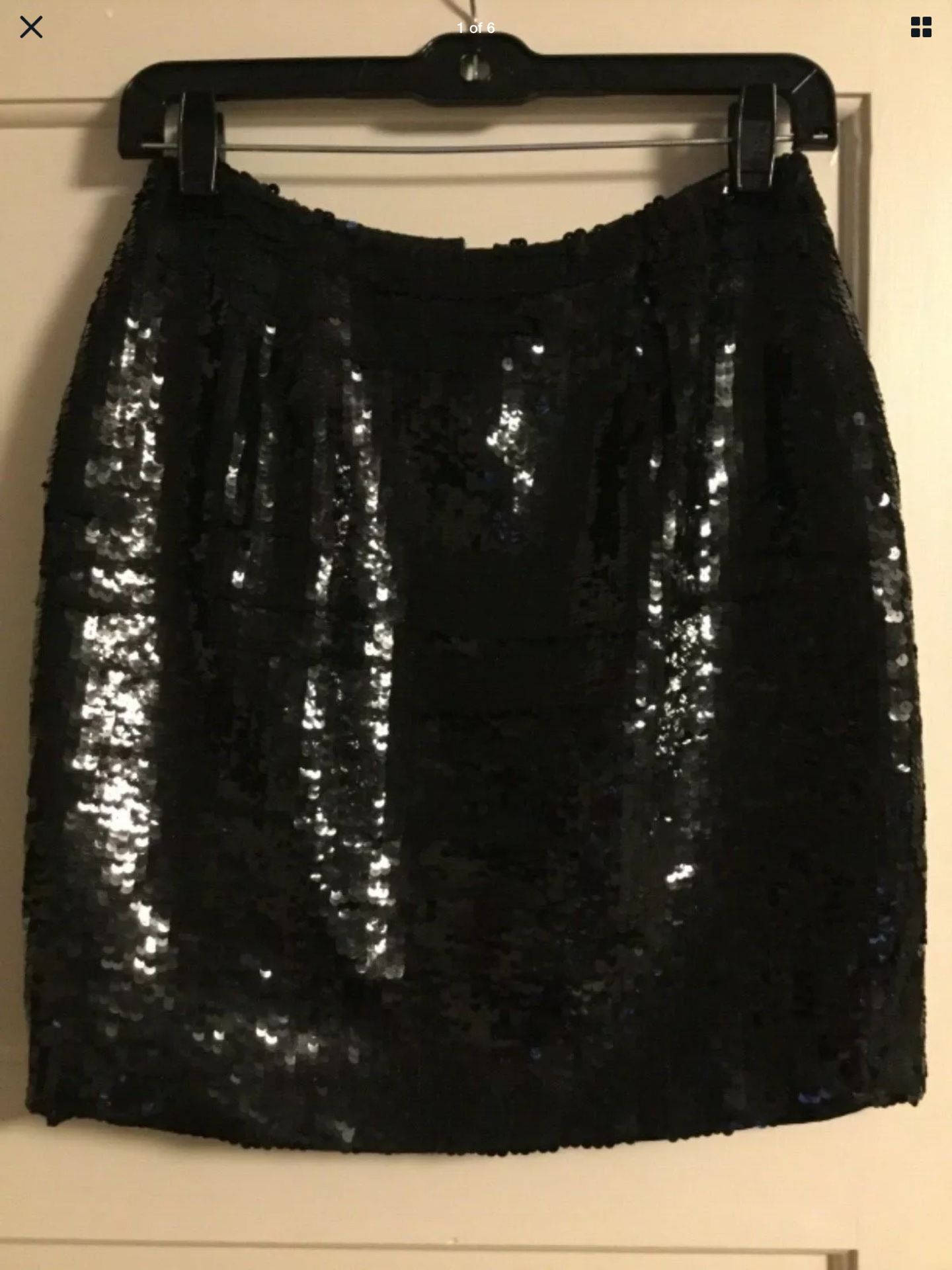 Lillie Rubin Sequin Mini Skirt