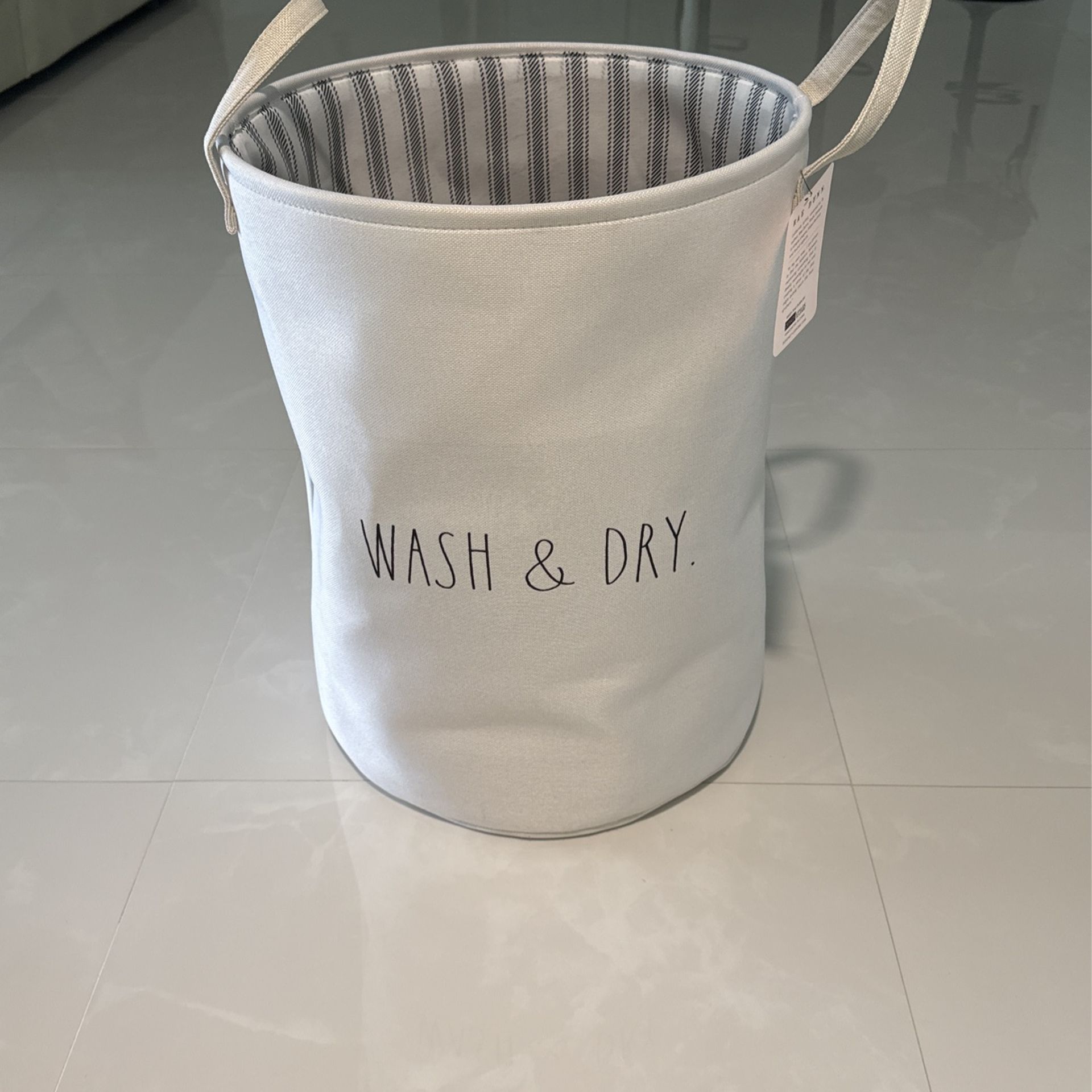 Rae Dunn Laundry Basket