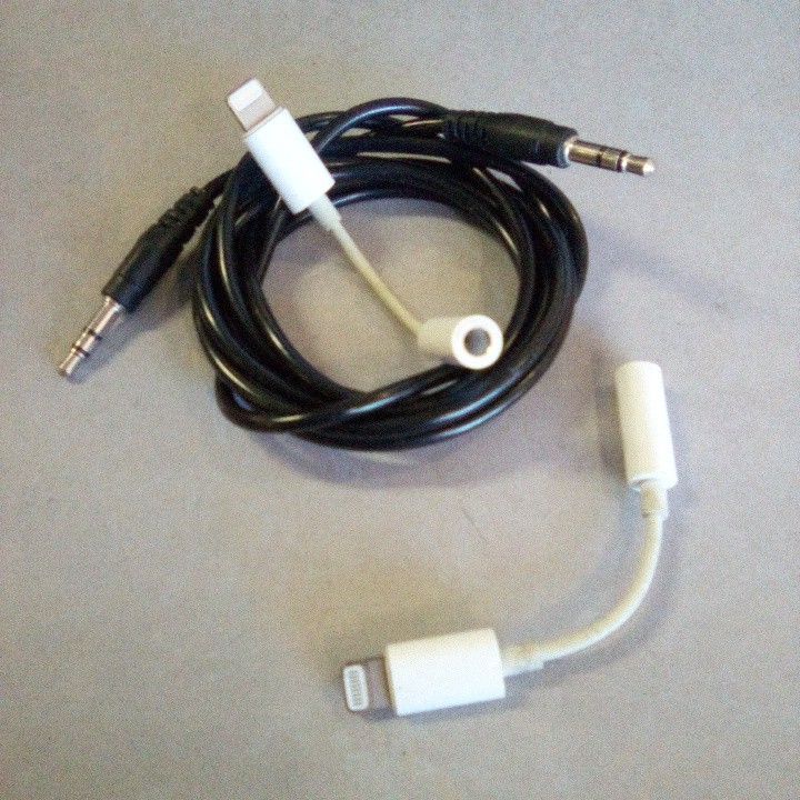Aux Cord And 2 Adapters