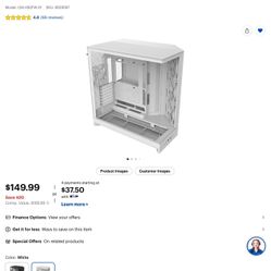 NZXT H9 Flow 2025 ATX Mid-Tower Dual-Chamber PC Case – White (NEW)