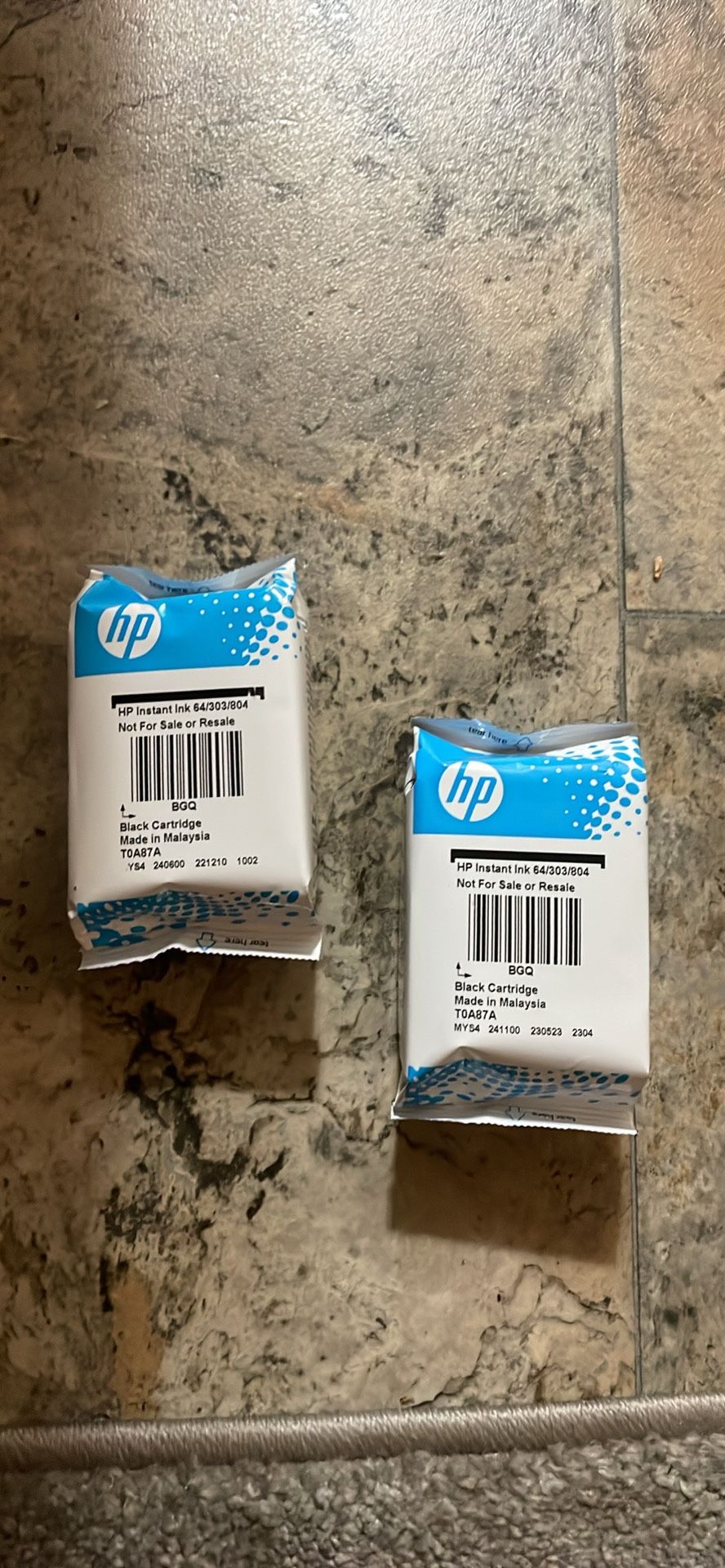 HP Envy 6200 Series Black ink Cartridges