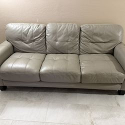 Leather 3 Seat Sofa