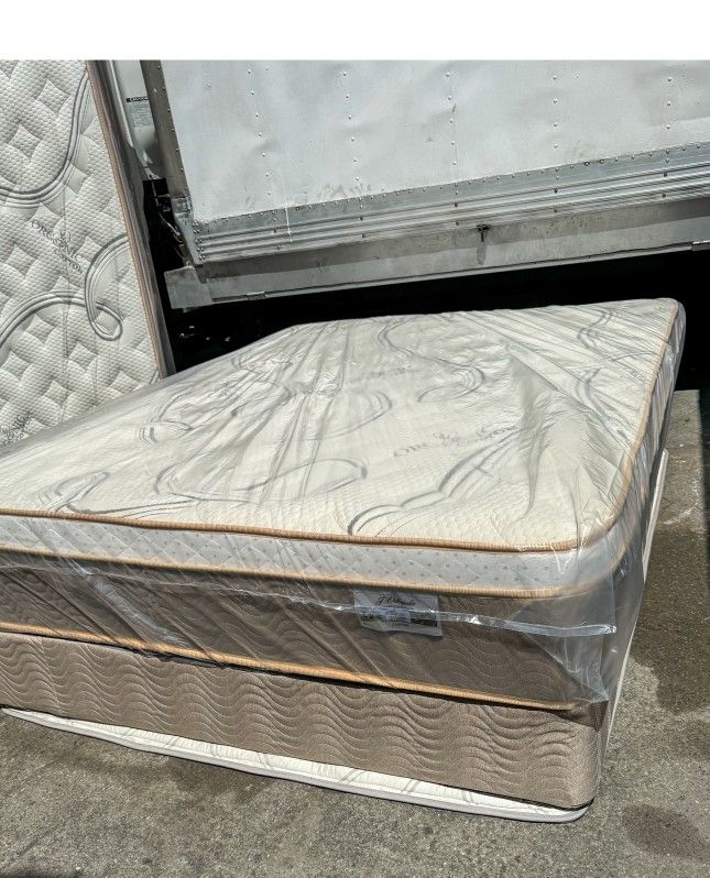 New Organic Cotton Pillowtop Mattress Queen ✨