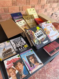 Books & DVD’s 25 cents each