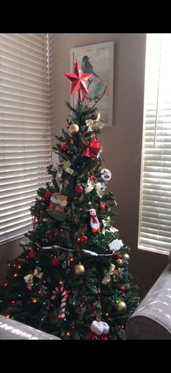 Foldable Christmas Tree With Lights