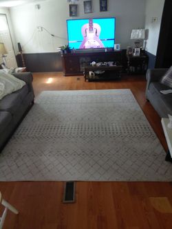 Baige  gray rug geometric rug