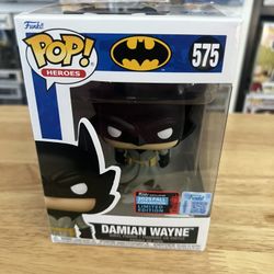 NEW IN HAND LIMITED EDITION Damian Wayne Batman Funko Pop #575 DC Comics NYCC