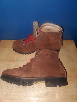VTG Men's PIVETTA for D.M.C. Italy LEATHER Heavy Duty Mountaineering BOOTS Size 6 Or 7 .