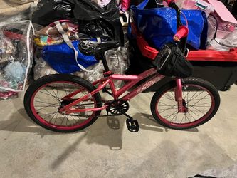 Kids Huffy Bike with Helmet and Chain lock