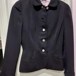 VINTAGE - FITTED PEPLUM CUT JACKET - EXCELLENT CONDITION! 