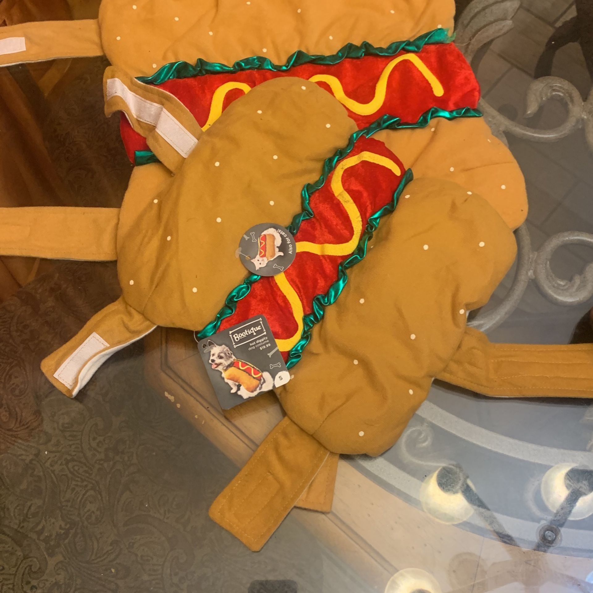 Hot Dog Pet Costume Size Small And Large 