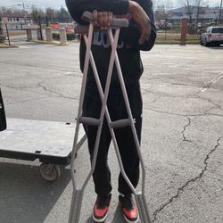 Medical Crutches And Medical Boot