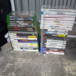 Xbox,Xbox One, Xbox 360, PS3, PS4 And Wii Games All Games $4 Each Except Wii Are $3 Each 