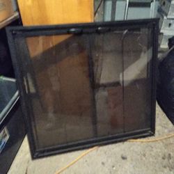 New Fireplace Doors W/screen 32 1/4 X 29 1/2