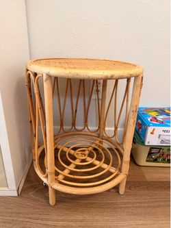 Boho wood Side table