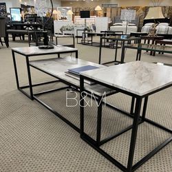 New In Box 📦 3 Pcs Coffee Table Set.  Delivery 🚚 Available 