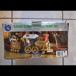 Trim A Home Santa's Gift Express Train Set 54" Track