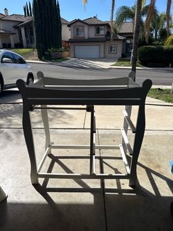 FREE White Wood Baby Changing Table