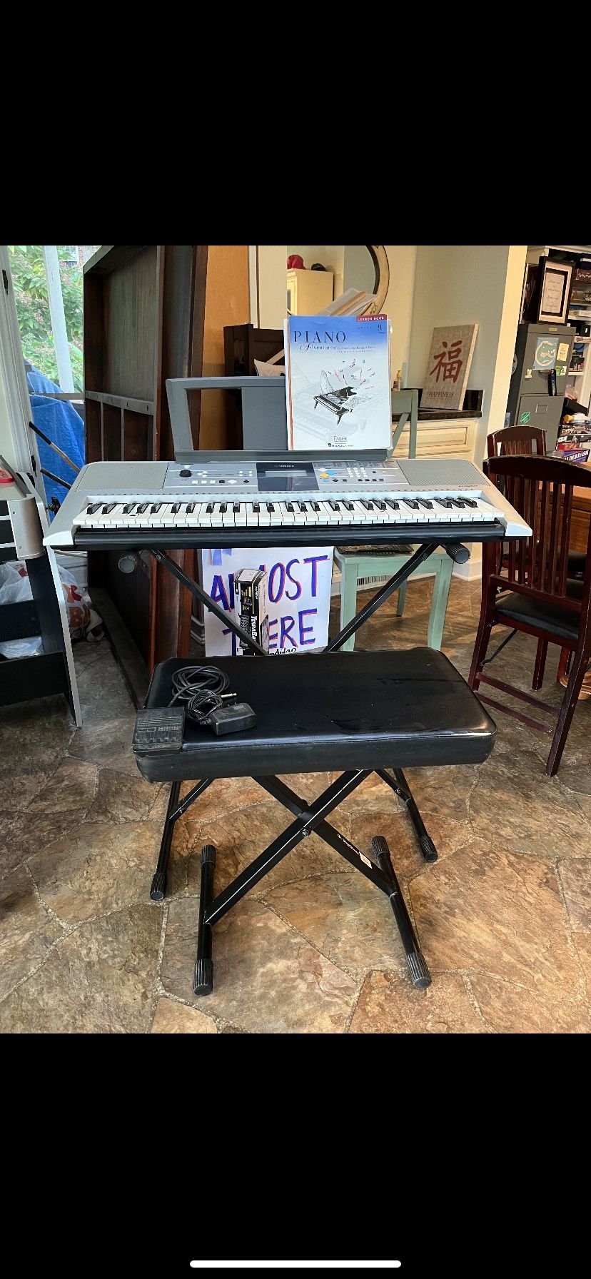 Yamaha Digital Piano with bench