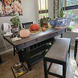 3' X 5' Bar Height Dining Table