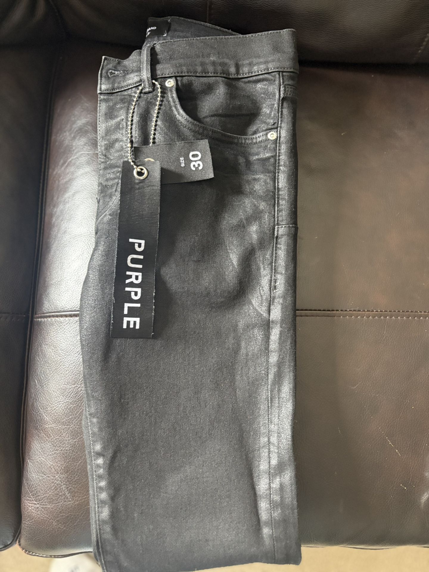 Purple Jeans Black Tag Size 30