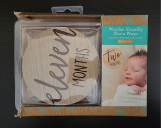 Wooden Monthly Photo Props For Baby