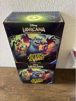 Disney Lorcana attack of the vine illumineers trove box