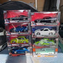 Toy Cars From Fast And The Furious Movies 
