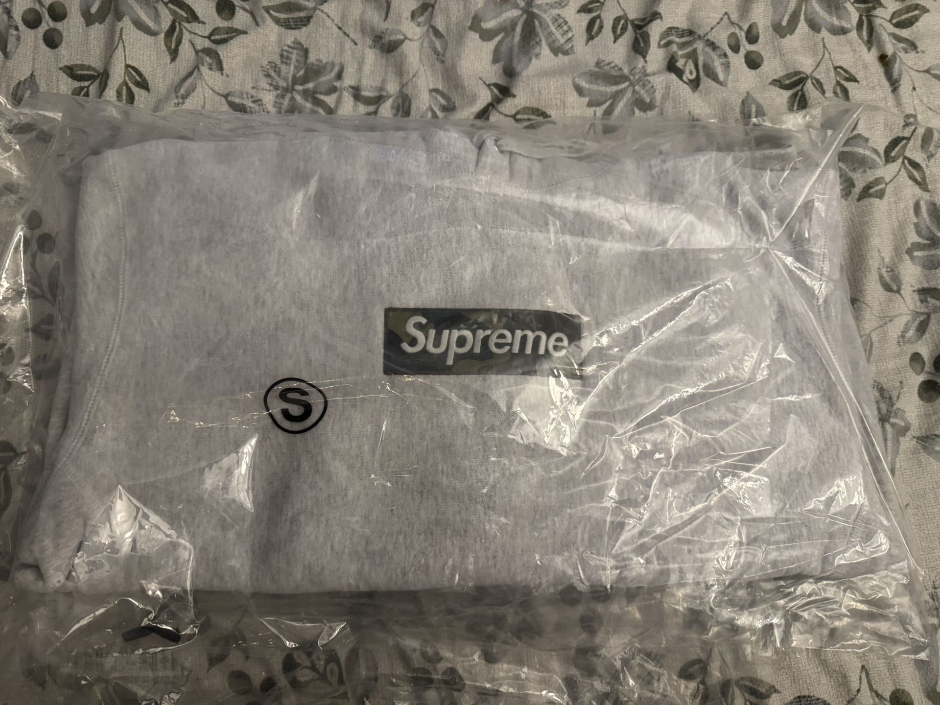 Supreme Box Logo Hooded Sweatshirt (FW23) Ash Grey