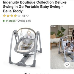 Ingenuity Portable Baby Swing -Deluxe