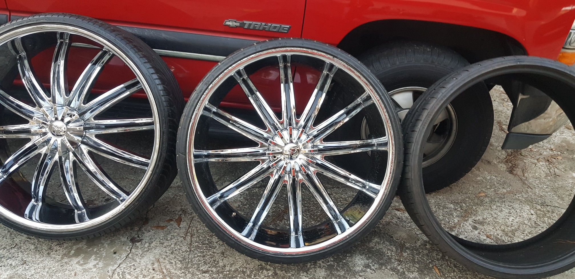 28s 28 inch rims 295/25/28 new tires Universal 5x4.5 & 5x4.75 1950 for