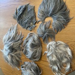 Collection Of Gray Wigs - Reduced 