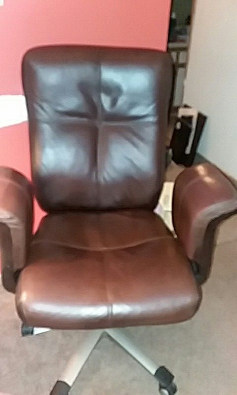 Brown Leather Office Chair From Sharper Omage For In Las Vegas Open In The Continue To Mobile Website