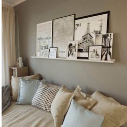 72” White Floating Shelf - NEW