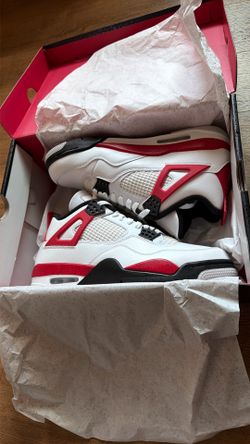 Jordan 4s Red Cement 10
