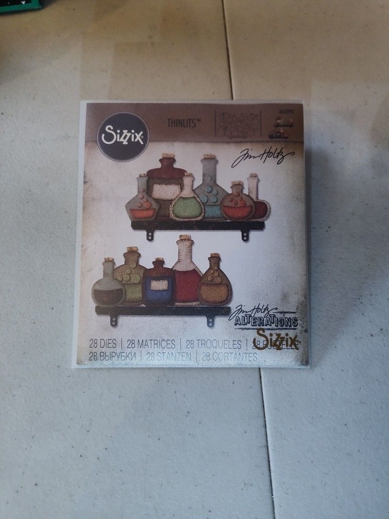 Tim Holtz Sizzix Alterations Thinlets Dies - Laboratory 