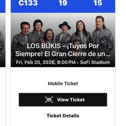 Los Bukis Concert Tickets