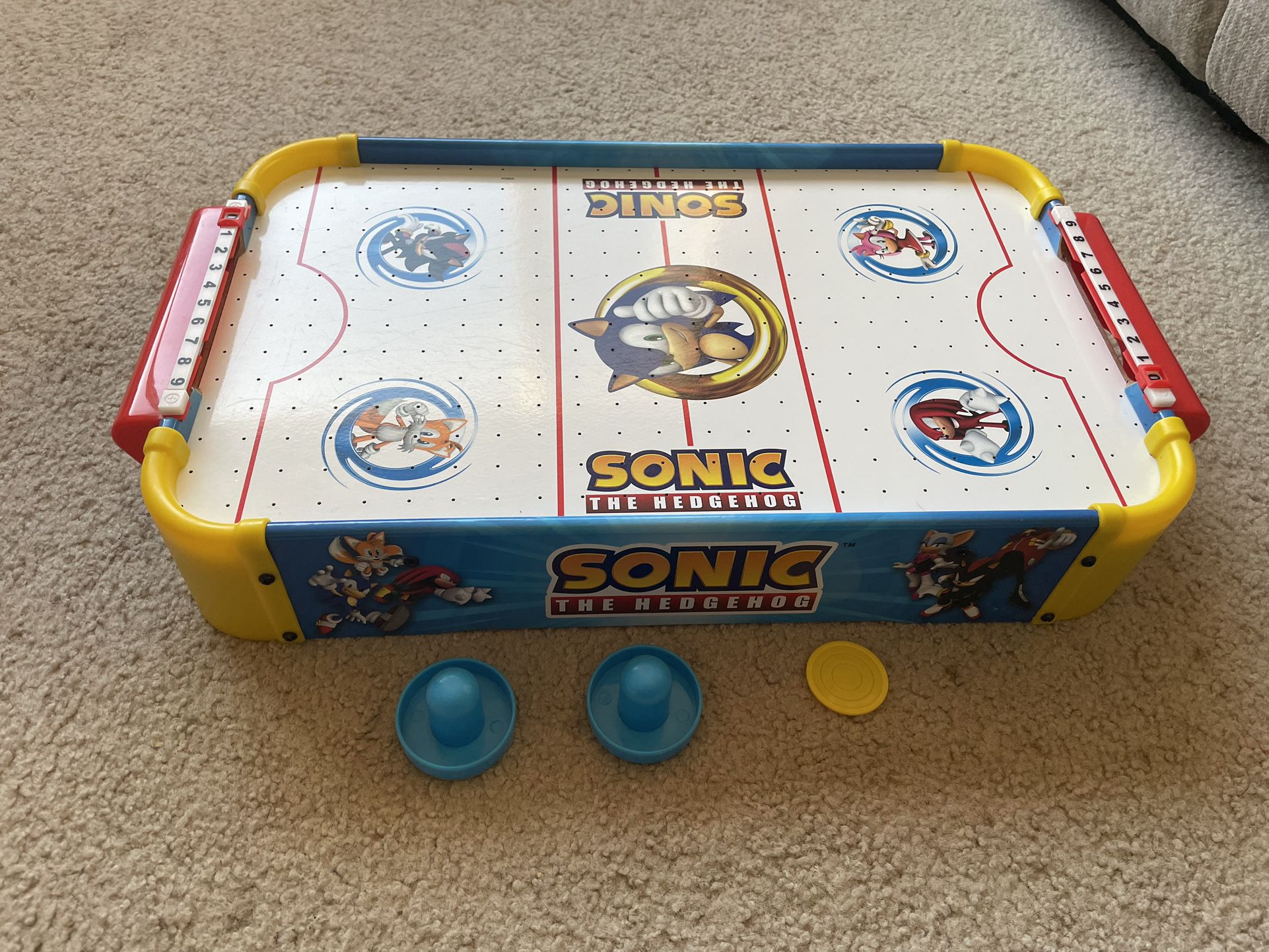 Kids Sonic Tabletop Air Hockey