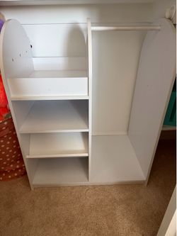 Princess dress closet with side mirror