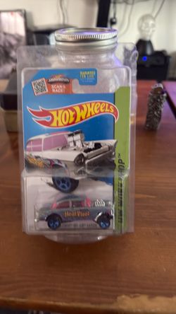 VHTF 2015 Hot Wheels '55 CHEVY BEL AIR GASSER #207∞ ZAMAC/pink∞