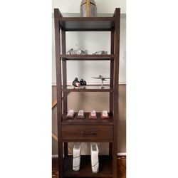 Crate And Barrel Free Standing Ahelves And Drawer